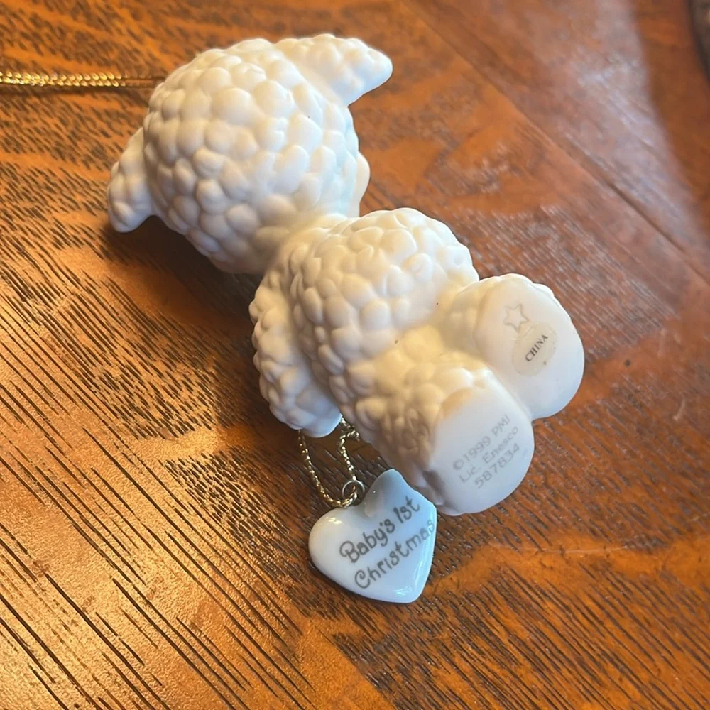 Precious Moments 1999 Baby's First Christmas Limited Edition Ornament vintage - Picture 5 of 7